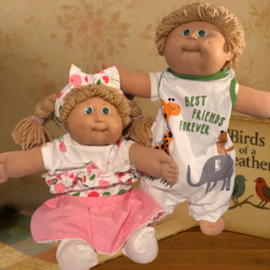 Junie and Jessie - Founding Weathered Patch Twins