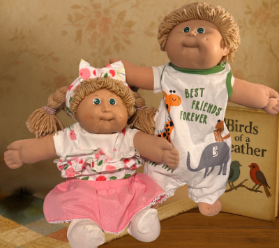 Junie and Jessie - Founding Weathered Patch Twins - Image 2