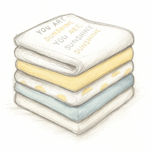Hopeful Garden Receiving Blanket | Weathered Patch Kids™