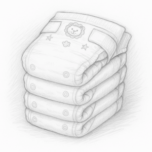 Patch Kid™ Diaper Pack (Set of 4) | Weathered Patch Kids™